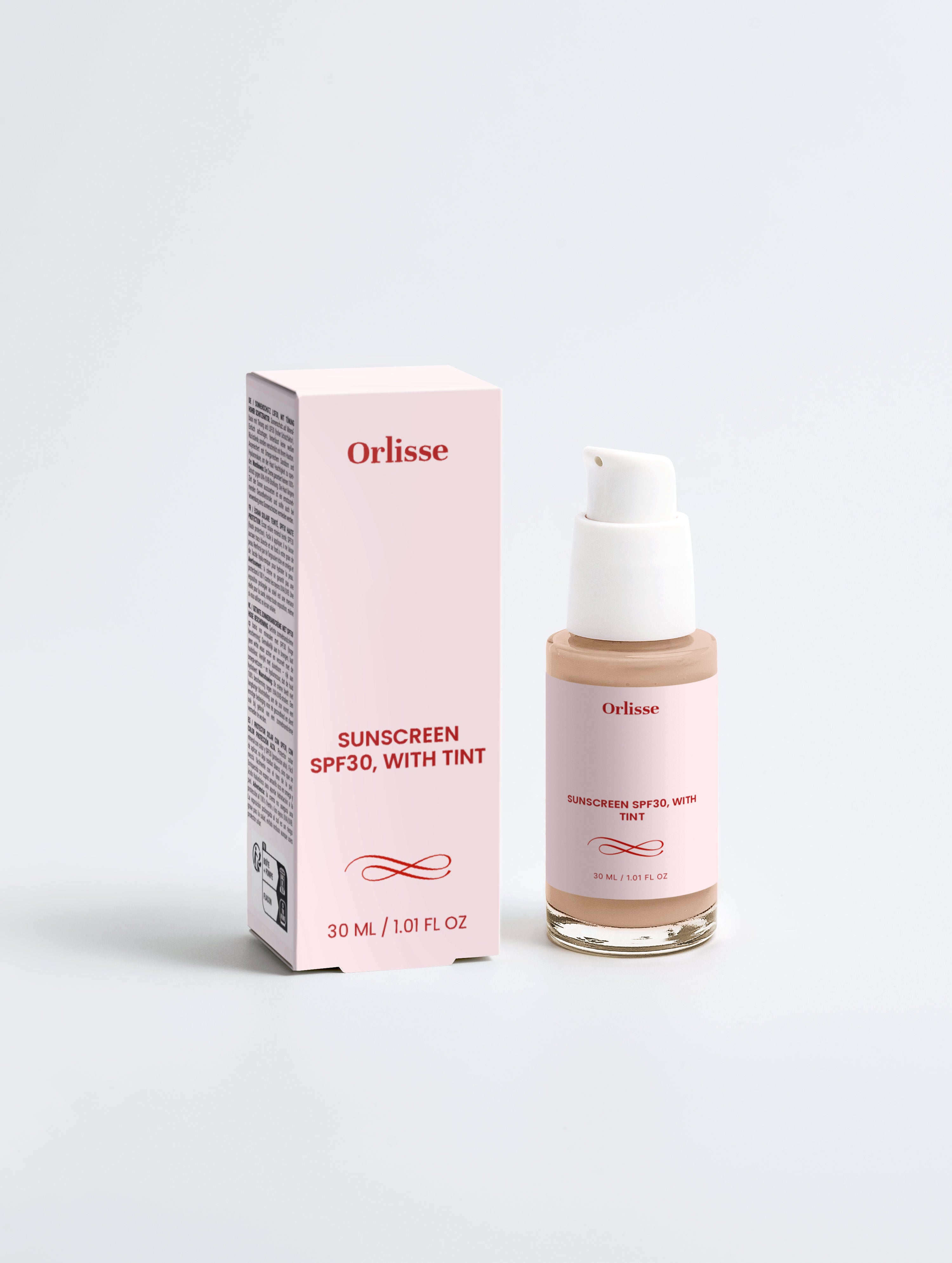 Sunscreen SPF30, with tint
